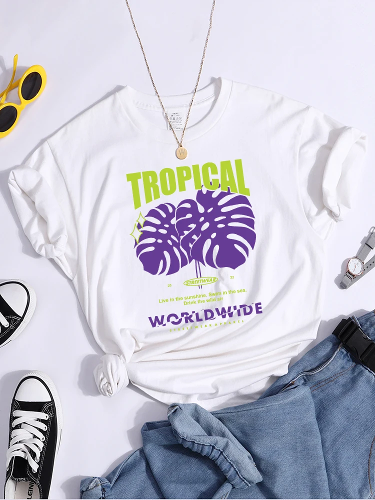 

Футболка женская в стиле хип-хоп с коротким рукавом