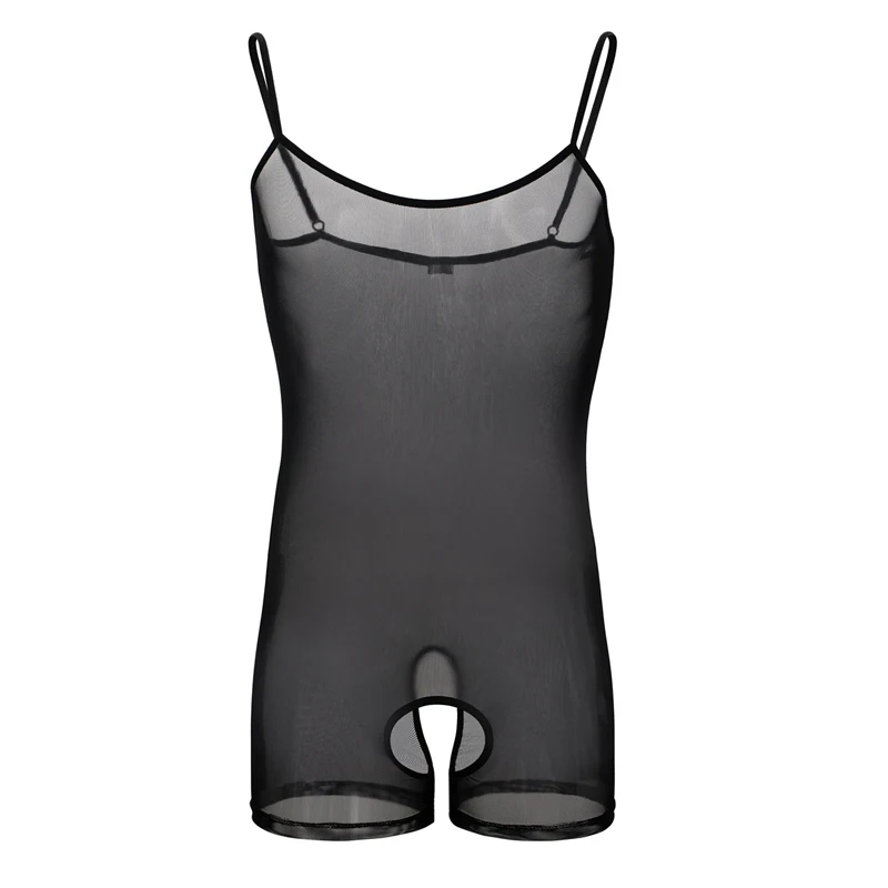 Men Undershirts Mesh Ultra-thin Fitness Jumpsuit Breathable Adjustable Sexy See Through Bodysuit Undershirt Home Wear Leotard comfortable and casual home women s decoration body slim solid color loose overalls jumpsuit overalls 2023 spring and summer 3xl