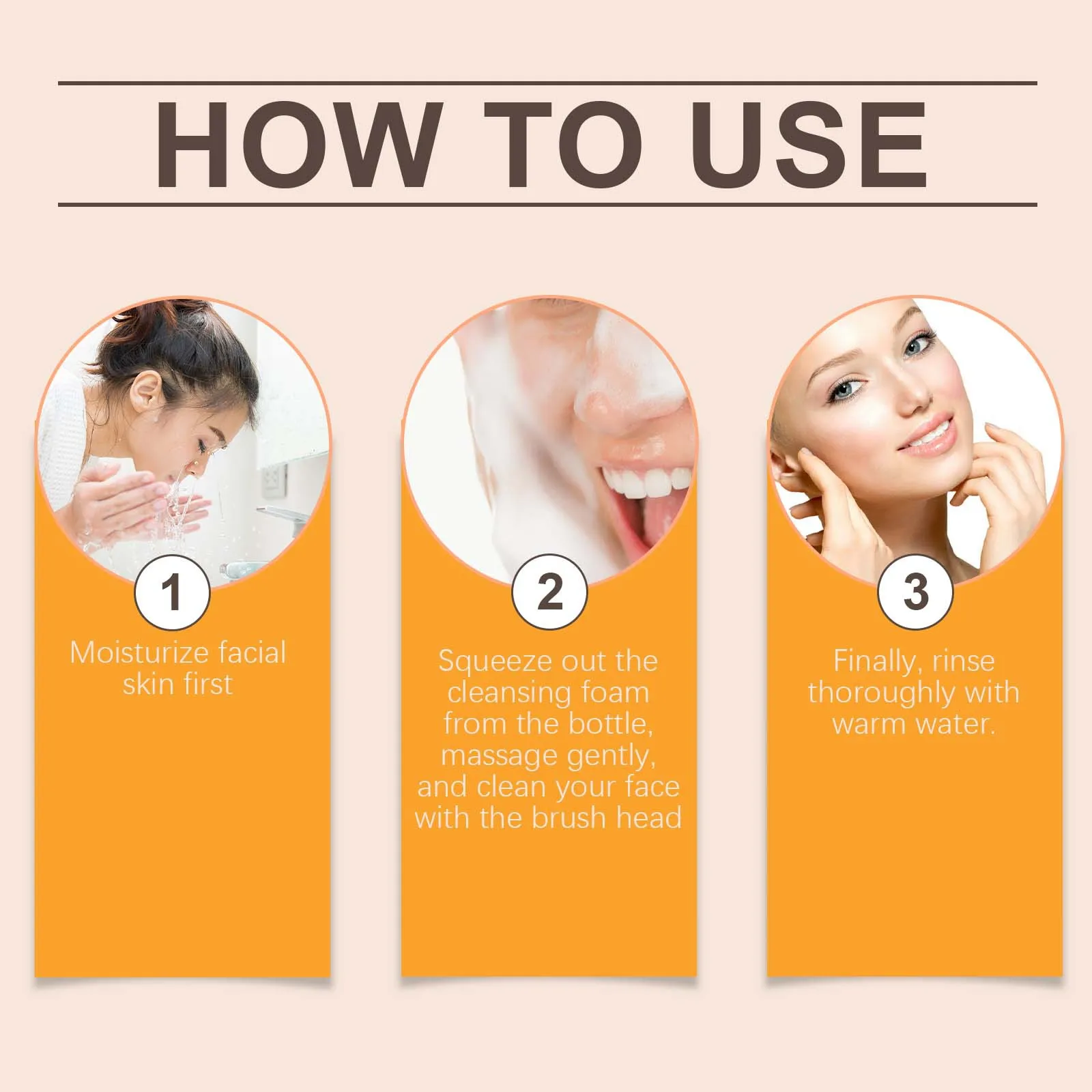 100ml Turmeric Cleansing Milk Firming Pores Moisturizing Smooth Cleaning Facial Oil Skin Care Product For Women 5