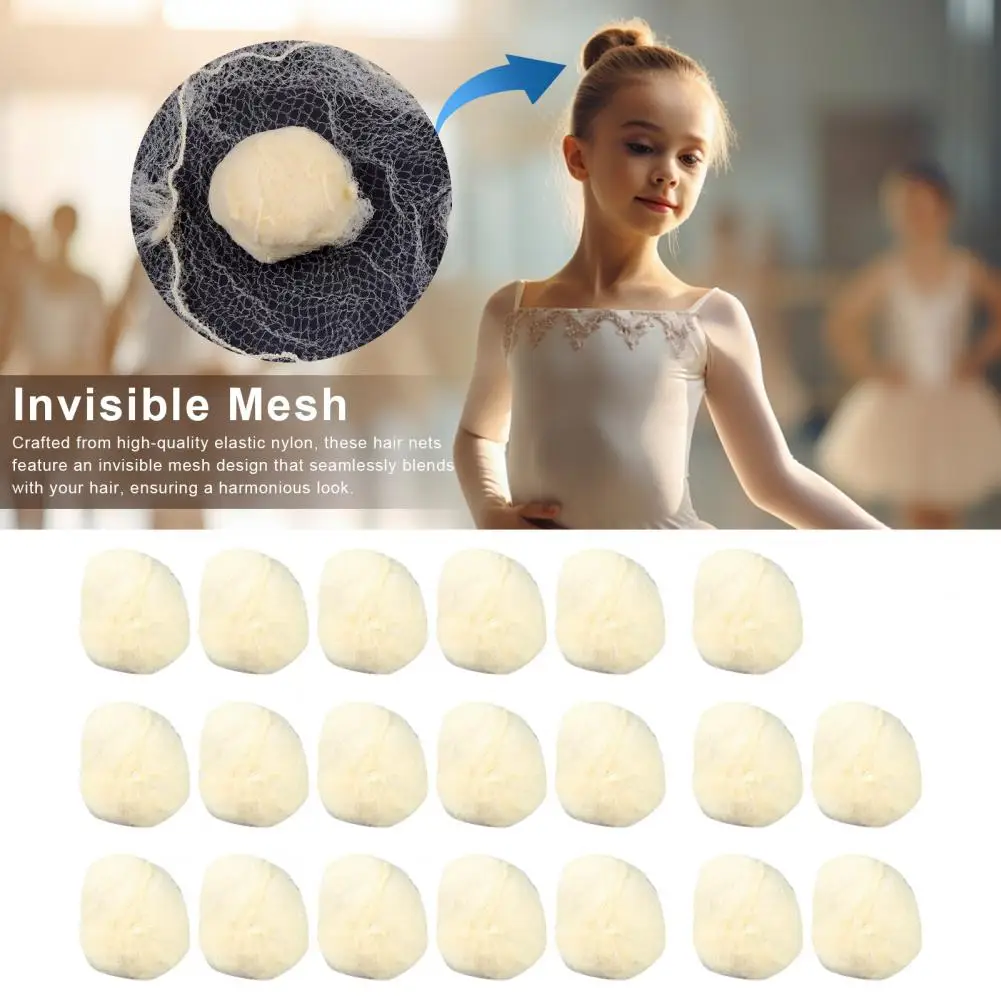 Hair Net Bun Hair Net Breathable Ballet Buns Set for Women Girls Stretchy Nylon Mesh Covers for Stewardesses Nurses