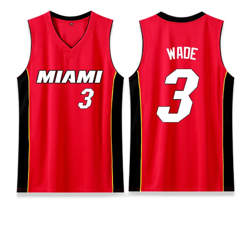 Mens Jersey Men's Sleeveless Basketball Vest Breathable Quick Drying T-shirt Hot Team City Edition No. 3 Jersey Loose Sports Training Shirt