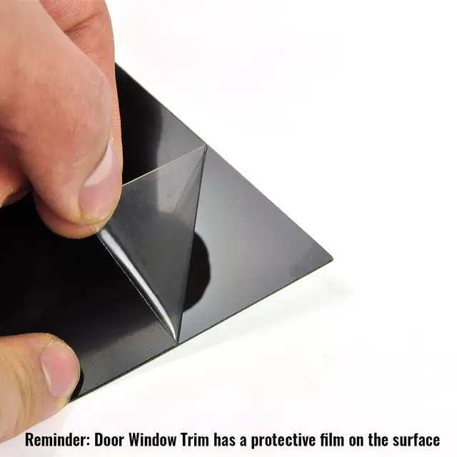 Adesivi Per Montante Centrale Mercedes CLS 2012-2016 - Copertura Nera Lucida, 4 Pezzi - Foto 8