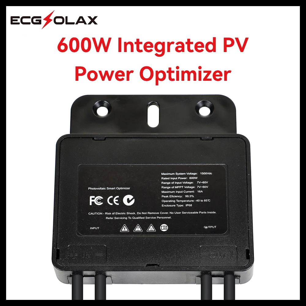 Esgsolax 600W Pv Ottimizzatore Di Energia Solare Per Mppt Sistema Di Pannelli Solari Monitoraggio Della Tensione Anti-Hotspot 7-60V Input Ip67