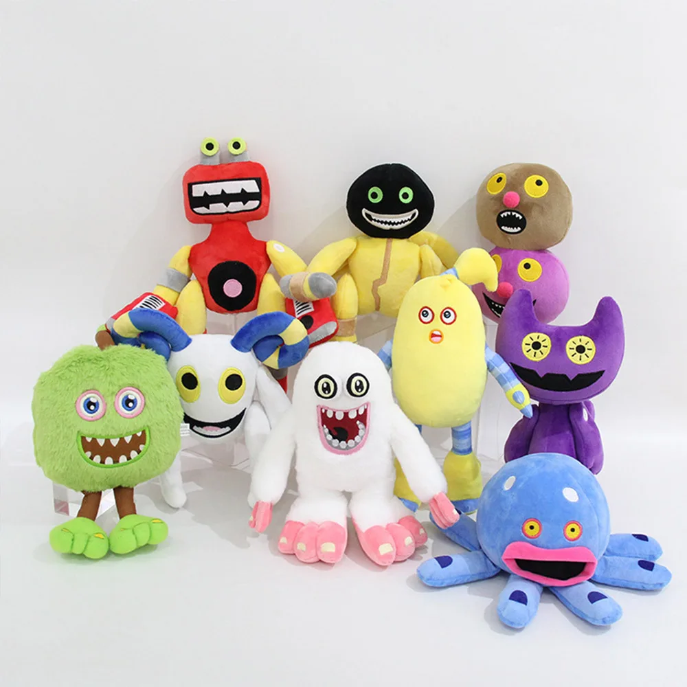 

My Song кукла маленького монстра плюшевая игрушка Moe монстр хор концерт мультяшная игра вокруг детей подарок на день рождения игра кукла