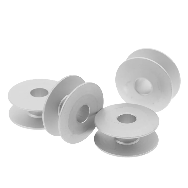 10Pcs Nuove Bobine Di Alluminio Industriali Da 21Mm Per Macchine Utensili Da Cucire Singer Brother