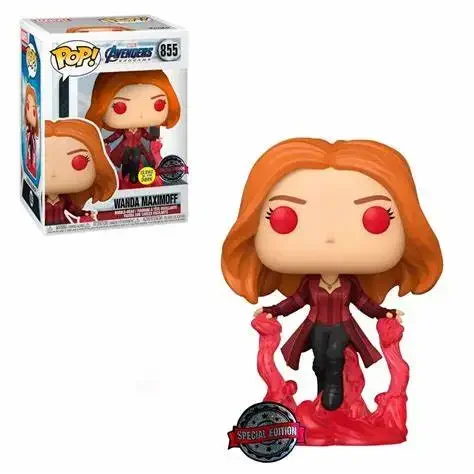 Фото Виниловая экшн-фигурка из ПВХ Funko Marvels Wanda Maximoff 855 #50s Vision 714 #70s Vision 718 # Билли и Томми на Хэллоуин, игрушки-модели №4