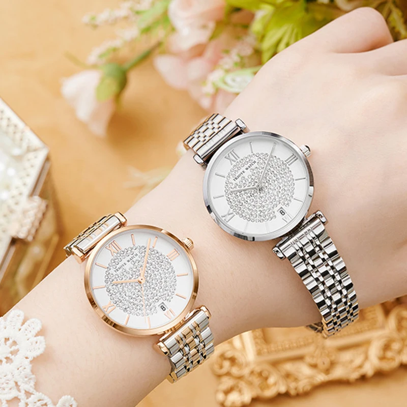 Women Watches 2023 Fashion Geneva Designer Ladies Watch Luxury Brand Quartz Gold Wrist Watches Luxury Gifts for Women relogio