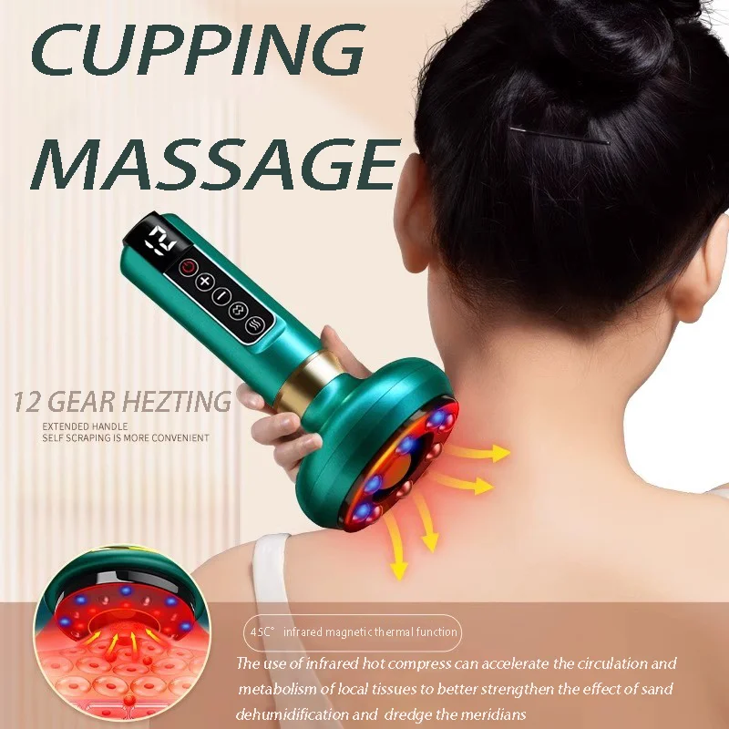 Household electric gua Sha instrument channels dredging, Gua Sha massage instrument, infrared weight massager, cupping to get we