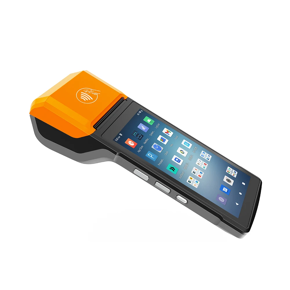 NFC RFID 4G 네트워크 POS 단말기 내장 58mm 감열식 프린터, R330 프로, 안드로이드 13, 판매점