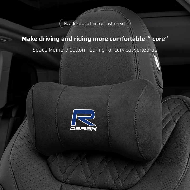 Car Neck Protection Pillow Auto Memory Cotton Seat Headrest For Volvo XC90 V90 V60 XC60 V40 S80 S60 S90 C40 XC40 V70 C30 Rdesign car pillow,car headrest,car neck pillow