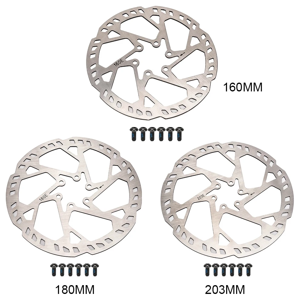전기 스쿠터 브레이크 로터 160/180/203mm 자전거 디스크 두꺼운 브레이크 로터 전기 스쿠터용 경량 디스크 브레이크 로터
