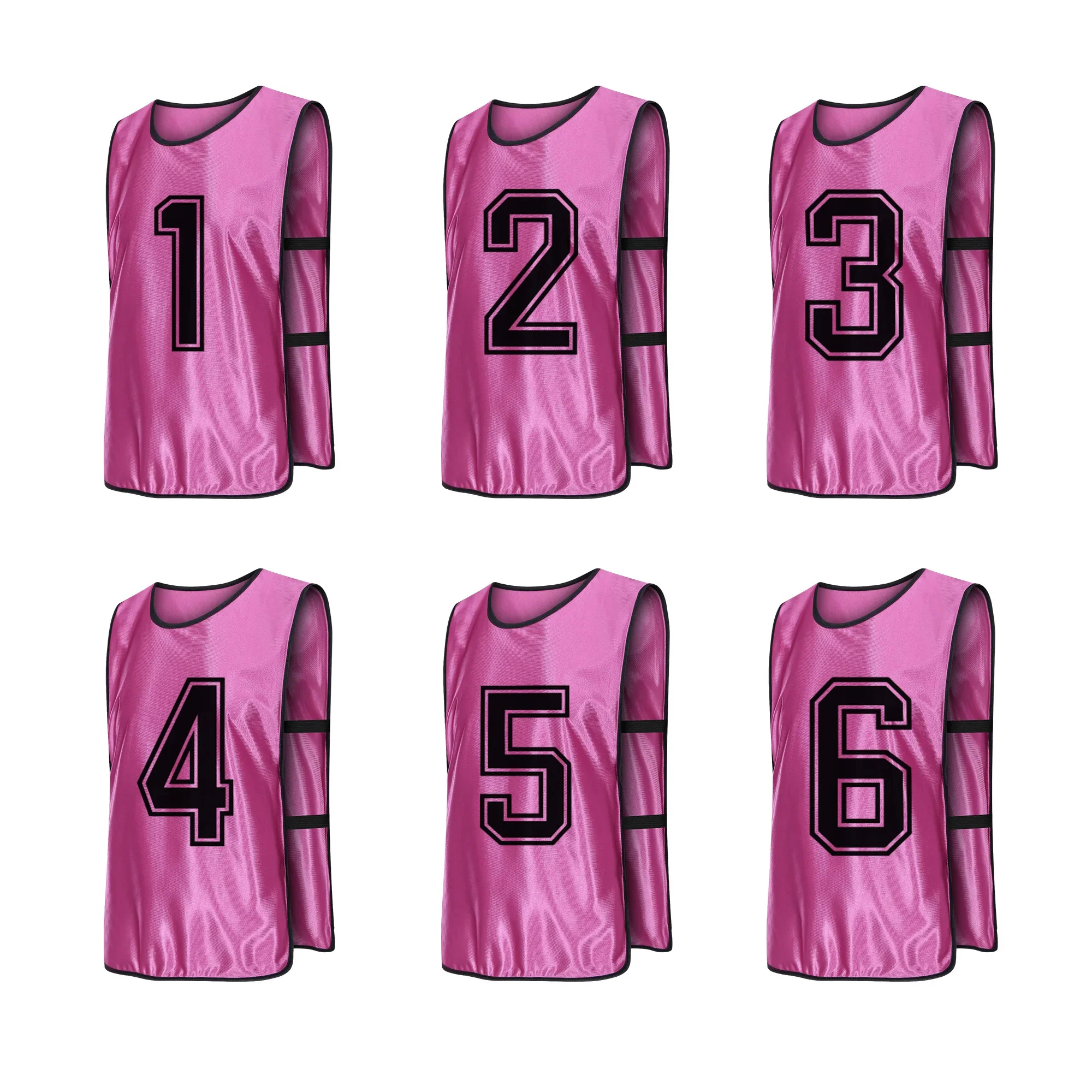 6 PCS antagonism suit basketball football training vest children's grouping team number service team building expansion