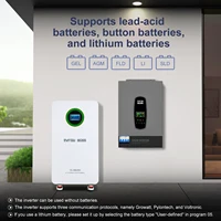 DATOUBOSS 48v onduleur 230v solaire hybride 220-240V norme ue royaume-uni prend en charge le fonctionnement de la batterie système de Protection BMS 120A MPPT 6