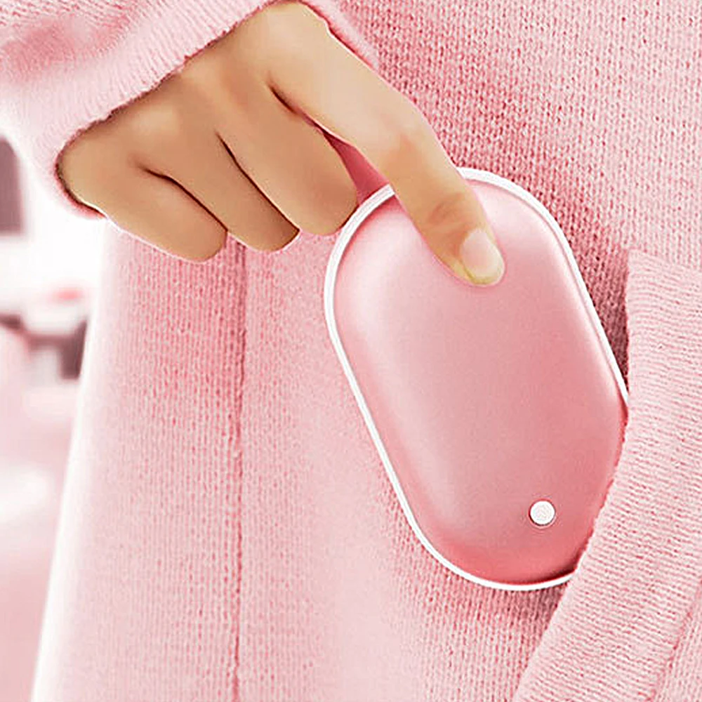 Portable USB Heater Rechargeable Electric Hand Warmer In Winter Double
