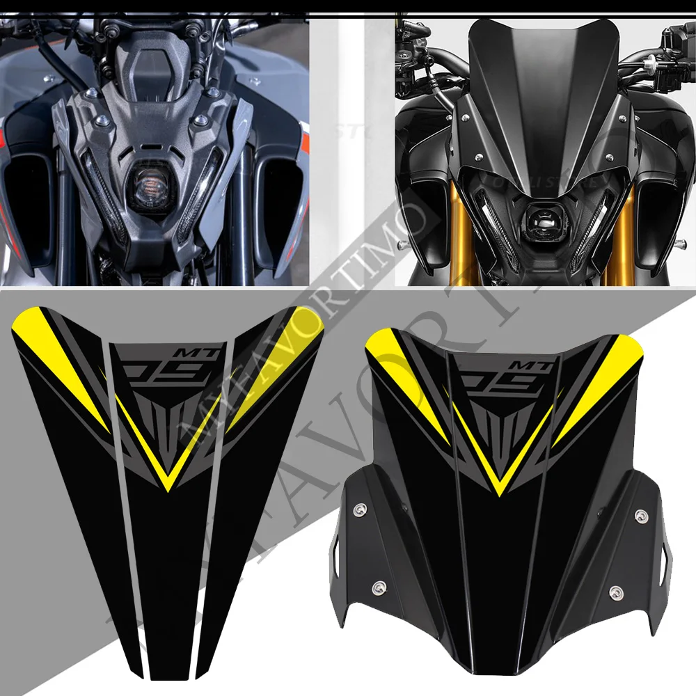 FOR YAMAHA MT09 MT 09 MT-09 SP Motorcycle Windscreen Accessories Windshield Wind Shield Deflector Decal Stickers 2021 2022 rstar 24pcs plasma ag60 sg55 plasma cutter torch consumables combination accessories tip electrode shield cup