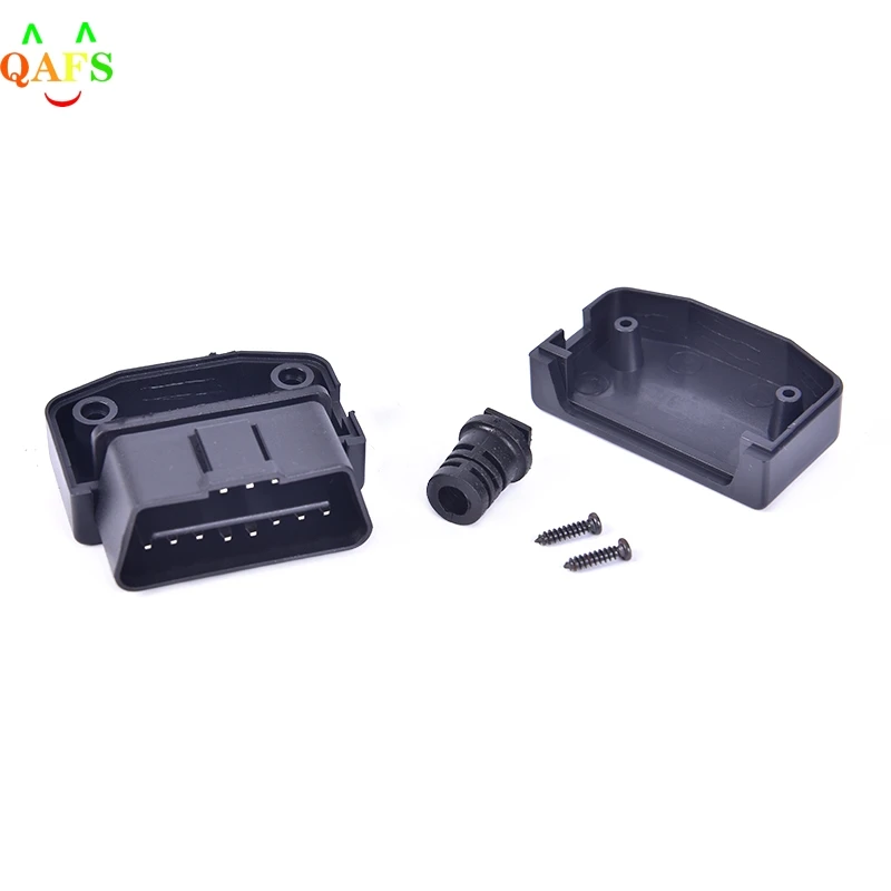

OBD2 L Type 16 Pin Sockets Connector Plug with Shell and Screw Male Auto Car Connector Cable Wire Freeshipping