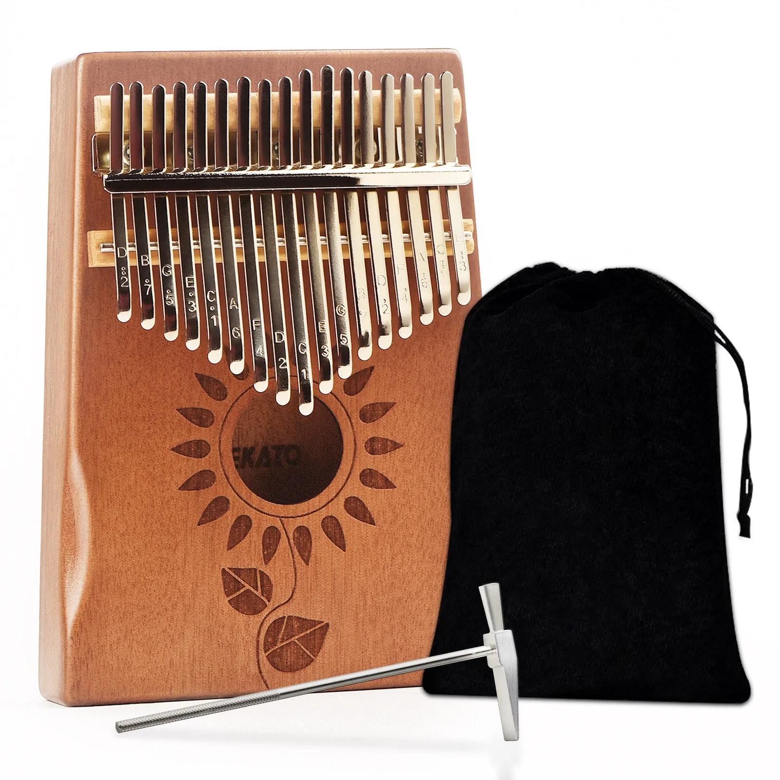Piano-de-caoba-Kalimba-de-17-teclas-instrumento-Musical-para ...
