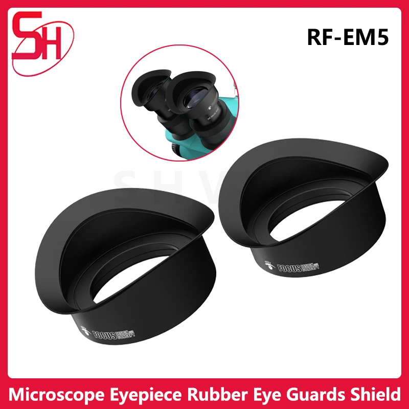 Stereo Microscope Eyepiece Prevent Light Leaking Anti-fatigue Rubber Eye Guards Shield Cups RF4 RF-EM5 Repair Tools stereoscopic microscope eyepiece