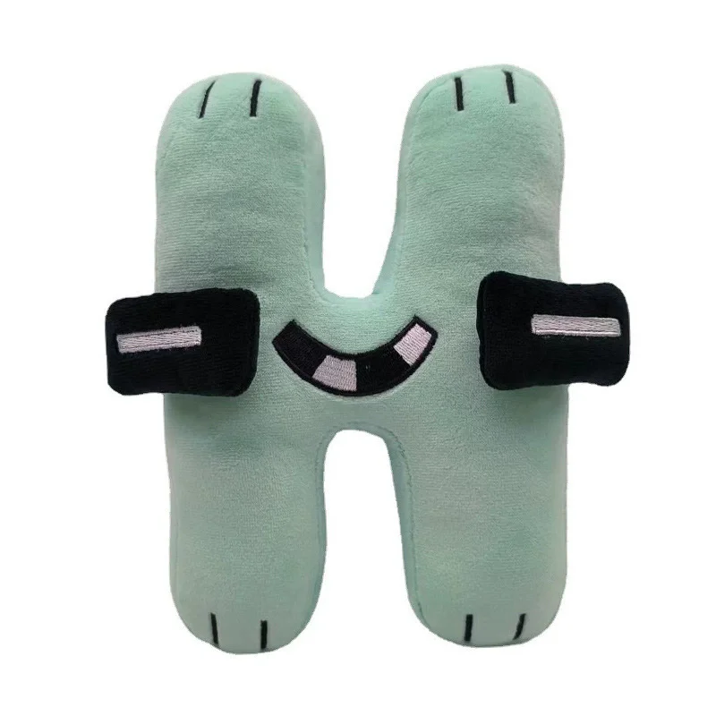 26 stücke Alphabet Lore Plüsch Englisch Brief Stofftier Plushie Puppe Spielzeug Geschenk Für Kinder Kinder Pädagogische Weihnachten Geschenke – Detail 6
