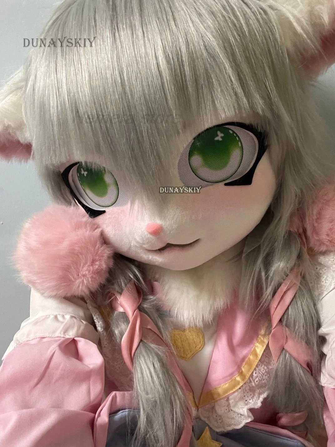 Fursuit Kigurumi Cute Furry Headsets Animal Cosplay Costumes Comiket Furries Rubbit Doll Cat Comiket Furries Doll costumes 15