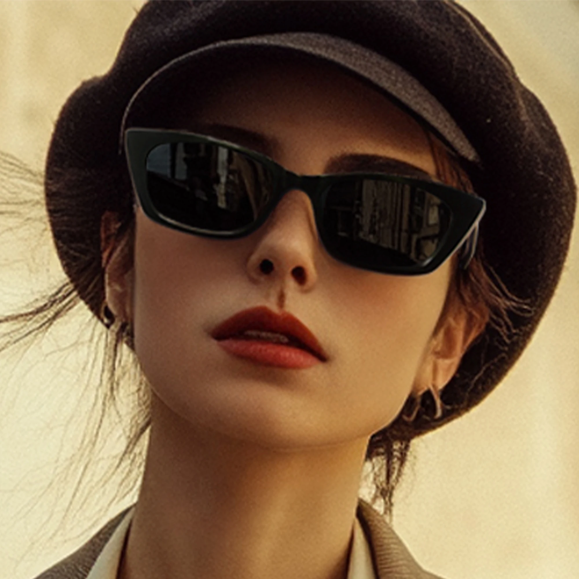 ZENOTTIC Handgemachte Acetat Polarisierte Sonnenbrille Mode Kleine Frauen Cat Eye Shade UV Schutz Sonnenbrille Trendy