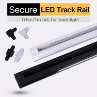 50MM Ultra Thin Led Ceiling Lights Surface Mount Magnetic Long Strip Track Light Home Ceiling Lamp Whole Set Rail Spotlights Led 1