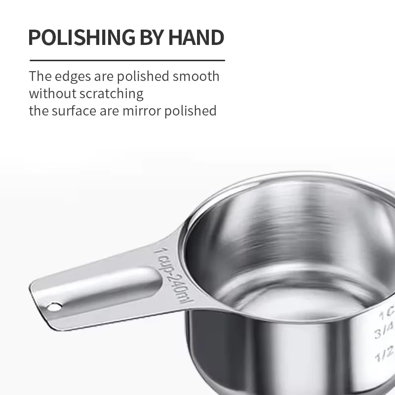 roestvrijstalen maatbeker en lepel Theelepel meetinstrumenten voor koken en bakken - Image 5