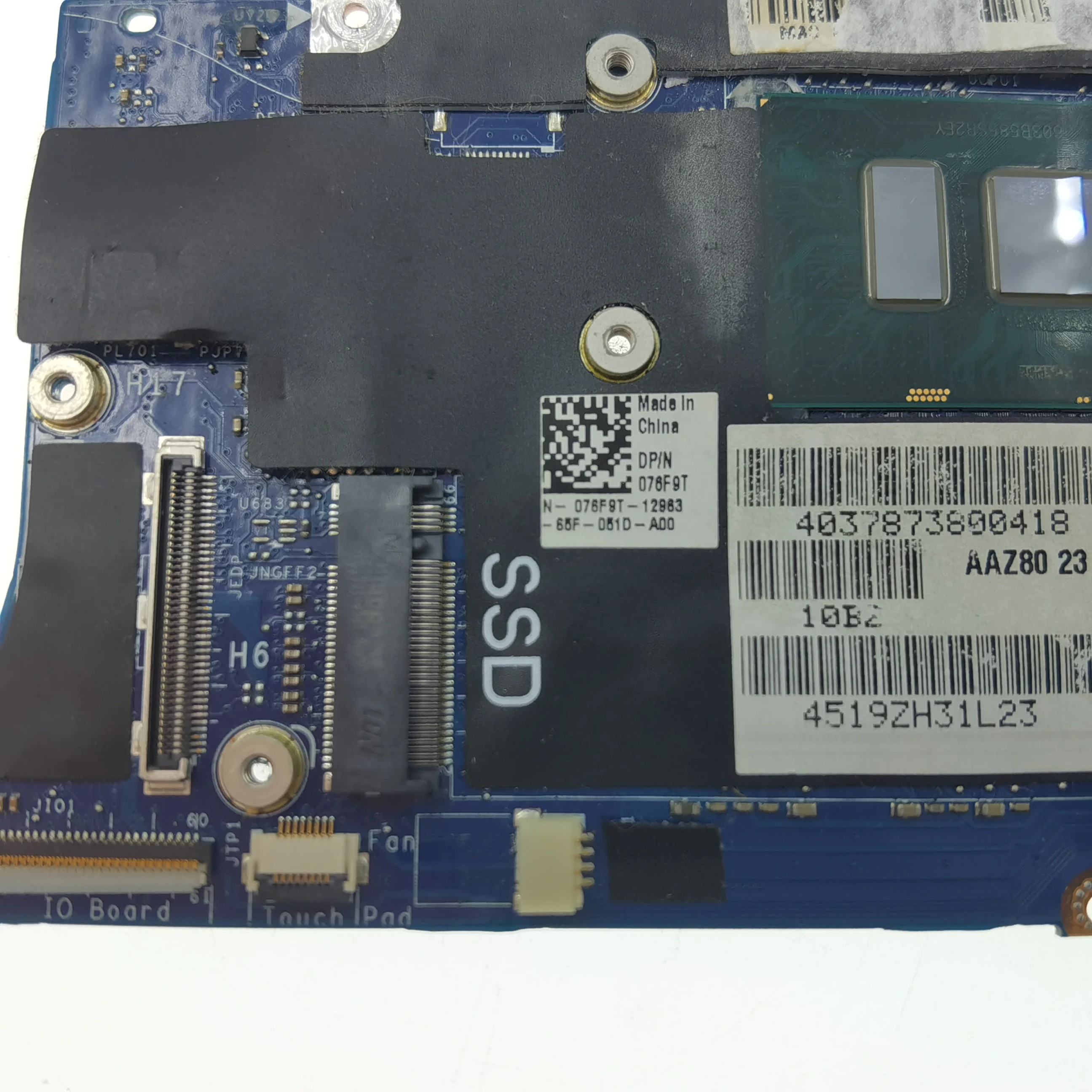 Placa-mãe para Dell Xps 13 9350 Portátil Placa-mãe com i3 i5 I76th Gen Cpu 4gb 8gb 16gb Ram Ddr3 100 Testado Trabalho La-c881p - Imagem 6