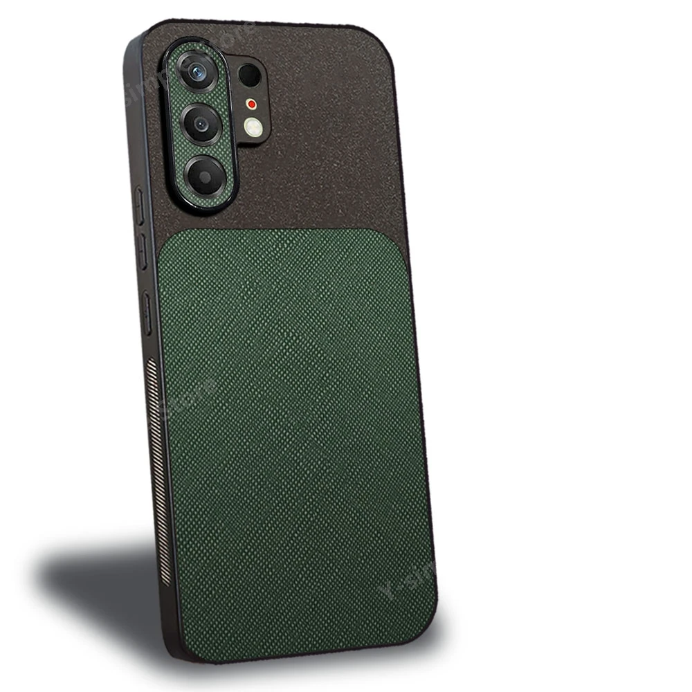 Luxury PU Leather Shockproof Phone Cover in Ultra Silicone