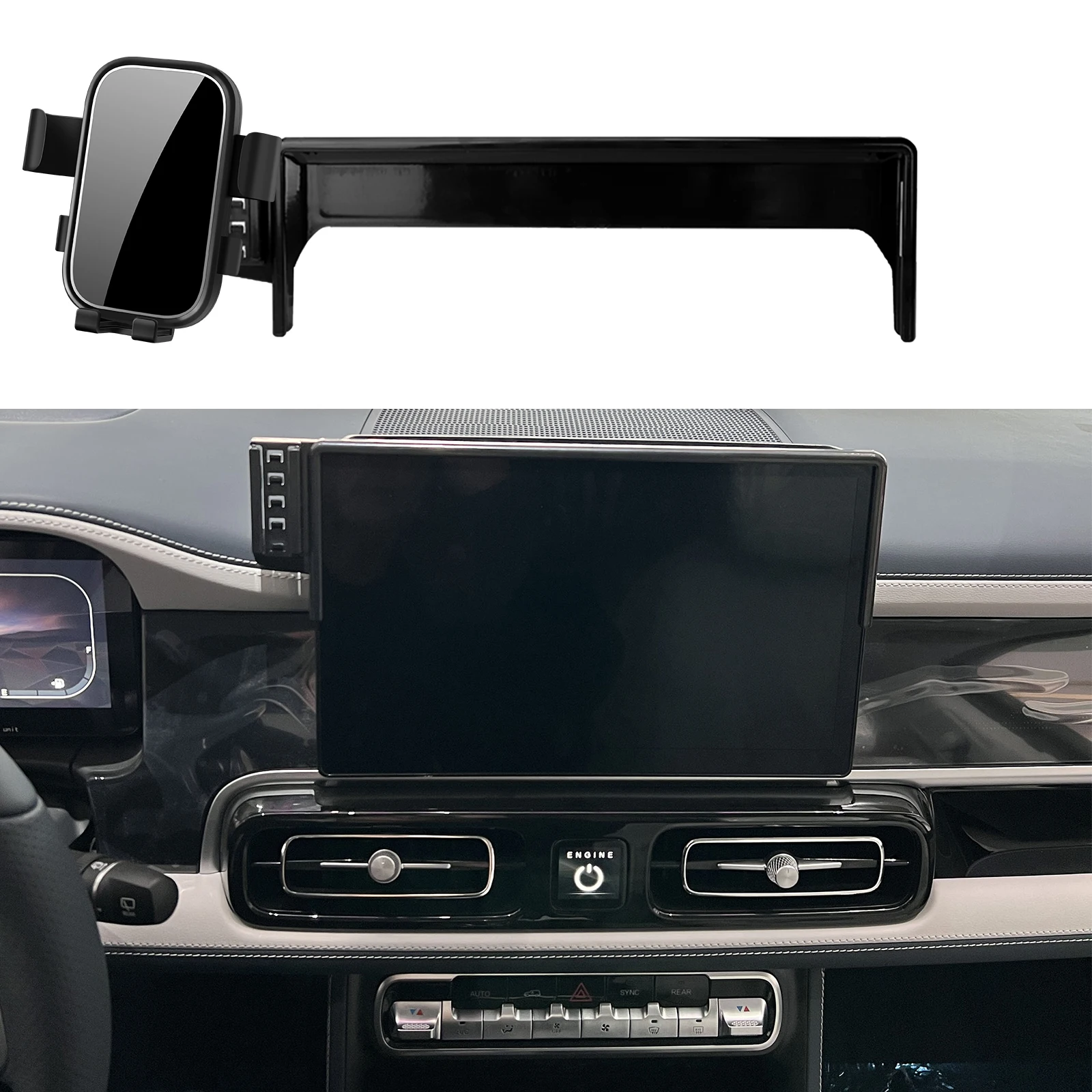 Car mobile phone holder GPS bracket navigation stand for BAIC BJ60 Beijing BJ60 auto accessories