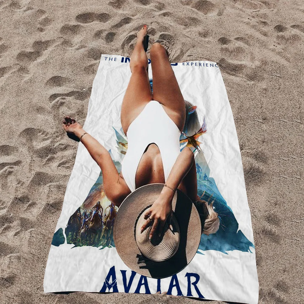 A-Avatar T-The Way of W-Waters Microfiber Beach Towel Absorbent Quick dry Soft Yoga Swimming Resort Mountain Climbing Towel 4