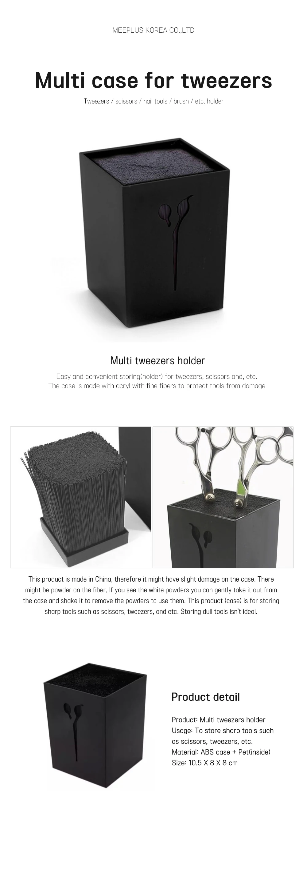 Description Picture 2 of itemHair Salon Scissors Socket Non-Slip Box Professional Hairdresser Haircut Tools Case Salon Styling Accessories Comb Hair Clip Bin