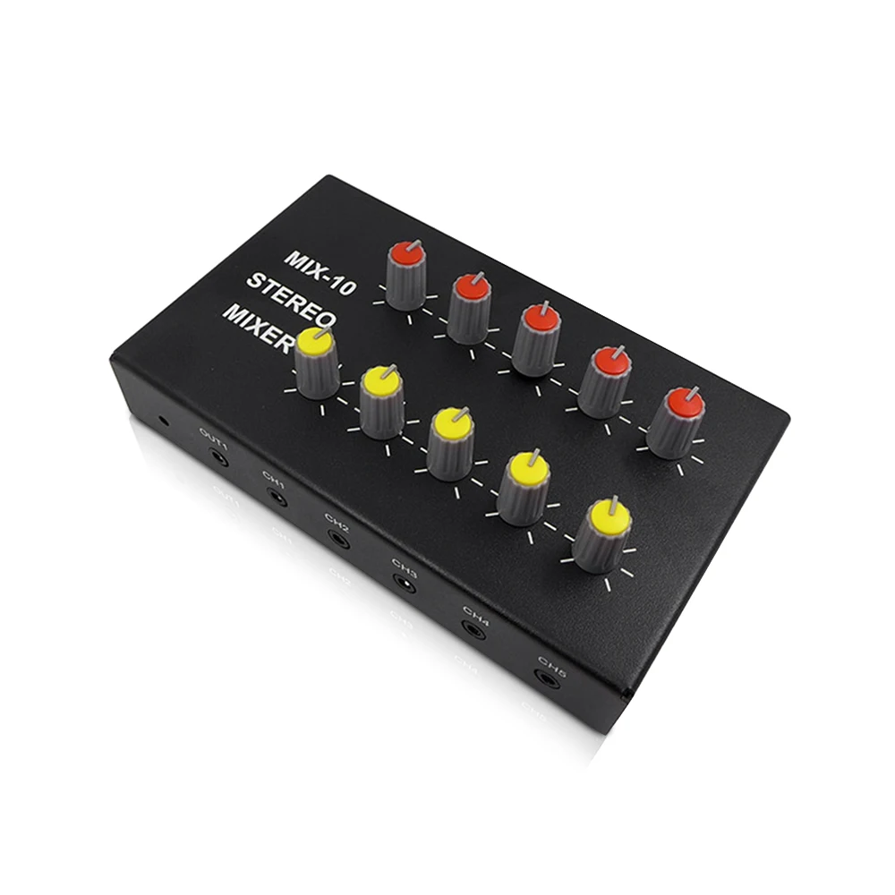Mixer Di Miscelazione A 10 Vie Aiyima Audio Ingresso Audio A Due Canali Uscita Bidirezionale Mixer Amplificatore Stereo A Dieci In Due Uscite