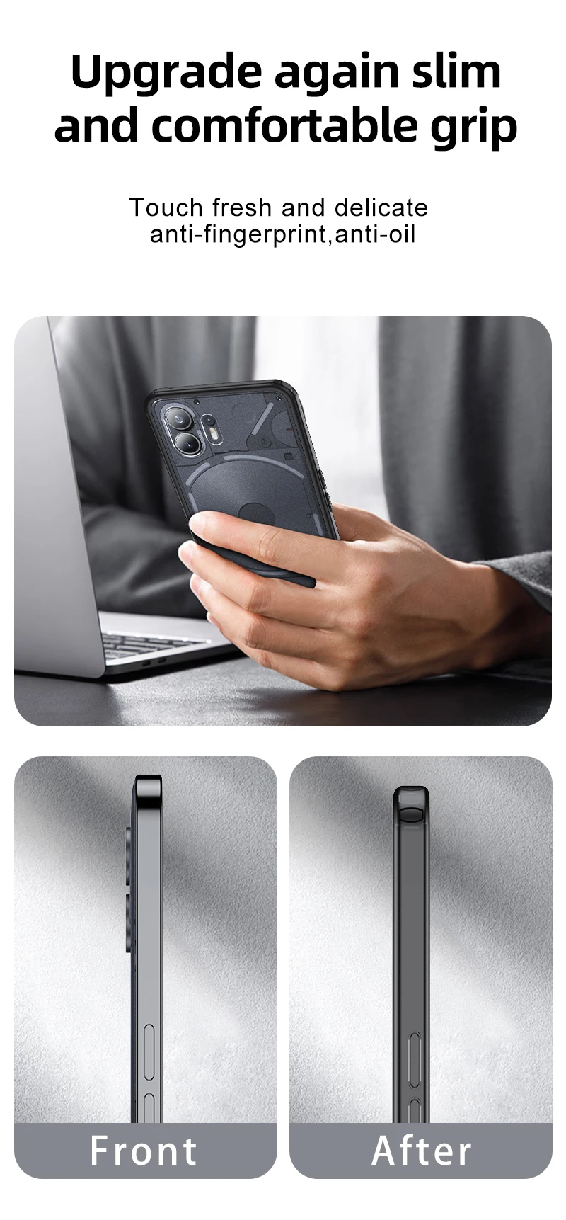 For Nothing Phone 2 1 Case Airbags Shockproof Magnetic Wireless Charging Case Shell For Nothing Phone2 Phone1 Protection Cover