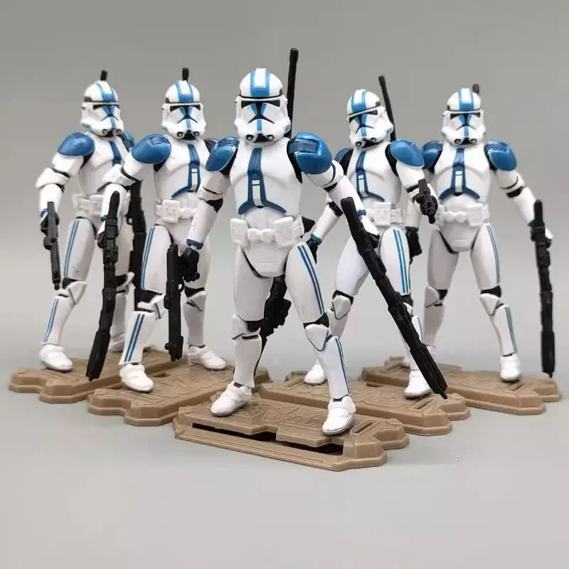 10Cm Star Wars 501 Corps Versione Di Gioco Limited Stormtrooper Commander Full Joint Mobile Doll Decor Collection Toy For Kids