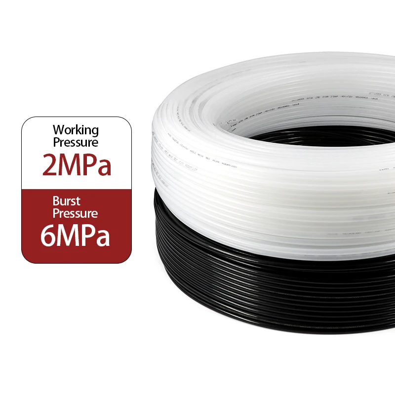 PA Tube PA6 Nylon Material 1~10m 2mm 4mm 6mm 8mm 9mm 10mm 12mm Pneumatic Air Compressor Smooth Rigid High Pressure Oil Pipe pneumatic tube air compressor hose