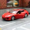 1/36 Porsche Panamera Turbo Toy Car Model For Children 5'' RMZ CiTY Diecast Miniature Pull Back Collection Gift For Kid Boy 5