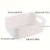 5pcs Stackable Storage Box Set,Rectangular Plastic Organizer Containers,Durable, Reusable,for Kitchen,Bathroom,Dorm Essentials 6