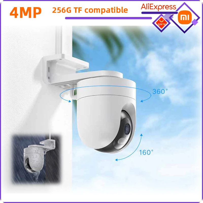 Original Xiaomi Outdoor Camera CW400 Dual Gimbal IP66 2 5K 4 Megapixel Color Night Vision Duplex 
