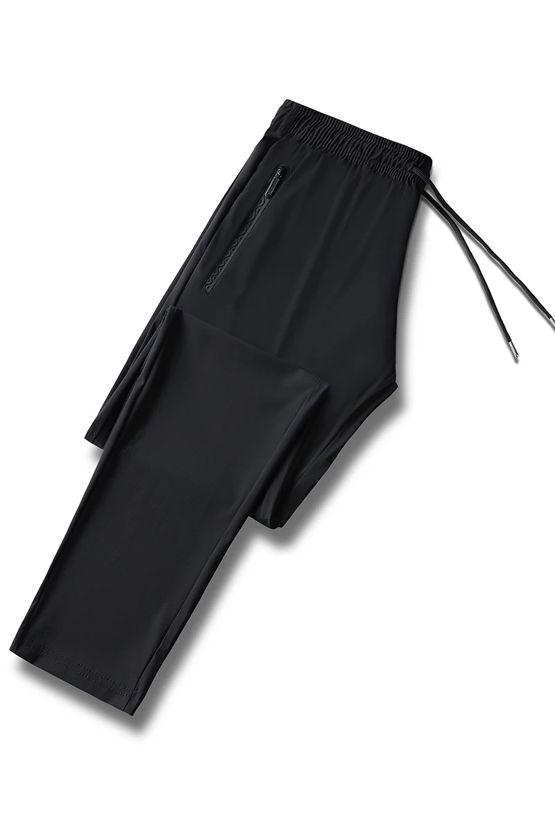 Description Picture 6 of itemNew Ice Silk Pants for Men's Summer Thin, Loose, Leggings, Casual Pants, Fitness Running, Summer Quick Drying Sports Pants