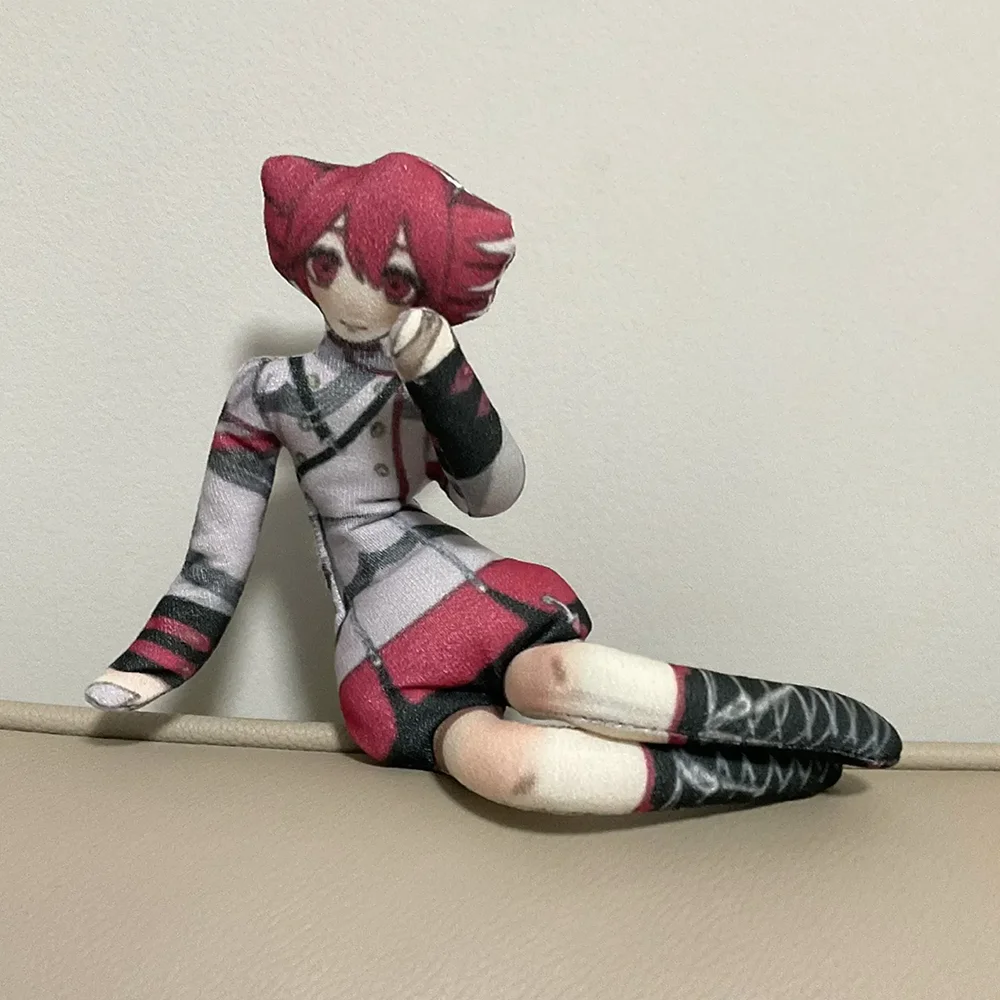 Anime Kasane Teto Cosplay Keychain Plush Cotton Doll Slender Twistable Shape Room Abstract Model Decoration Festival Gift plush toy,plush doll,anime ornament