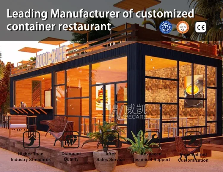 売約済み屋台風レストランコンテナキッチン付き