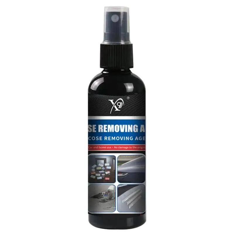 Glass Adhesive Remover Spray Car Emblem Removal Spray Advertising Sticker Glue Remover Car Label For Metal Glass Floor