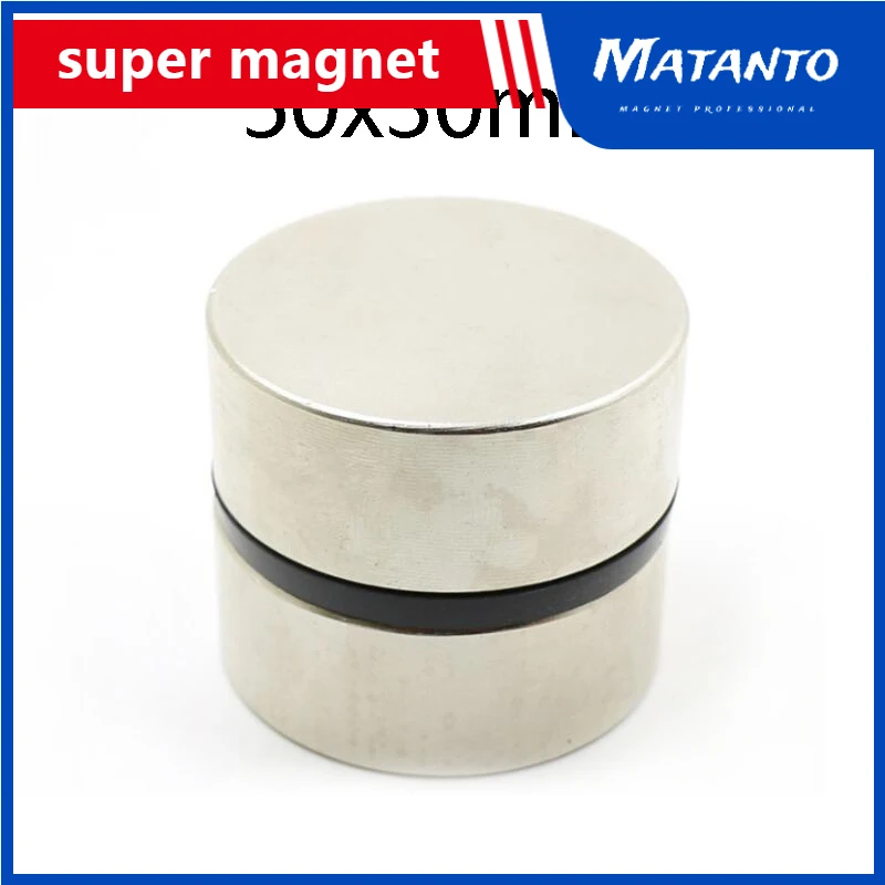 12pcs 50x30mm big powerful magnets ndfeb permanent round magnet