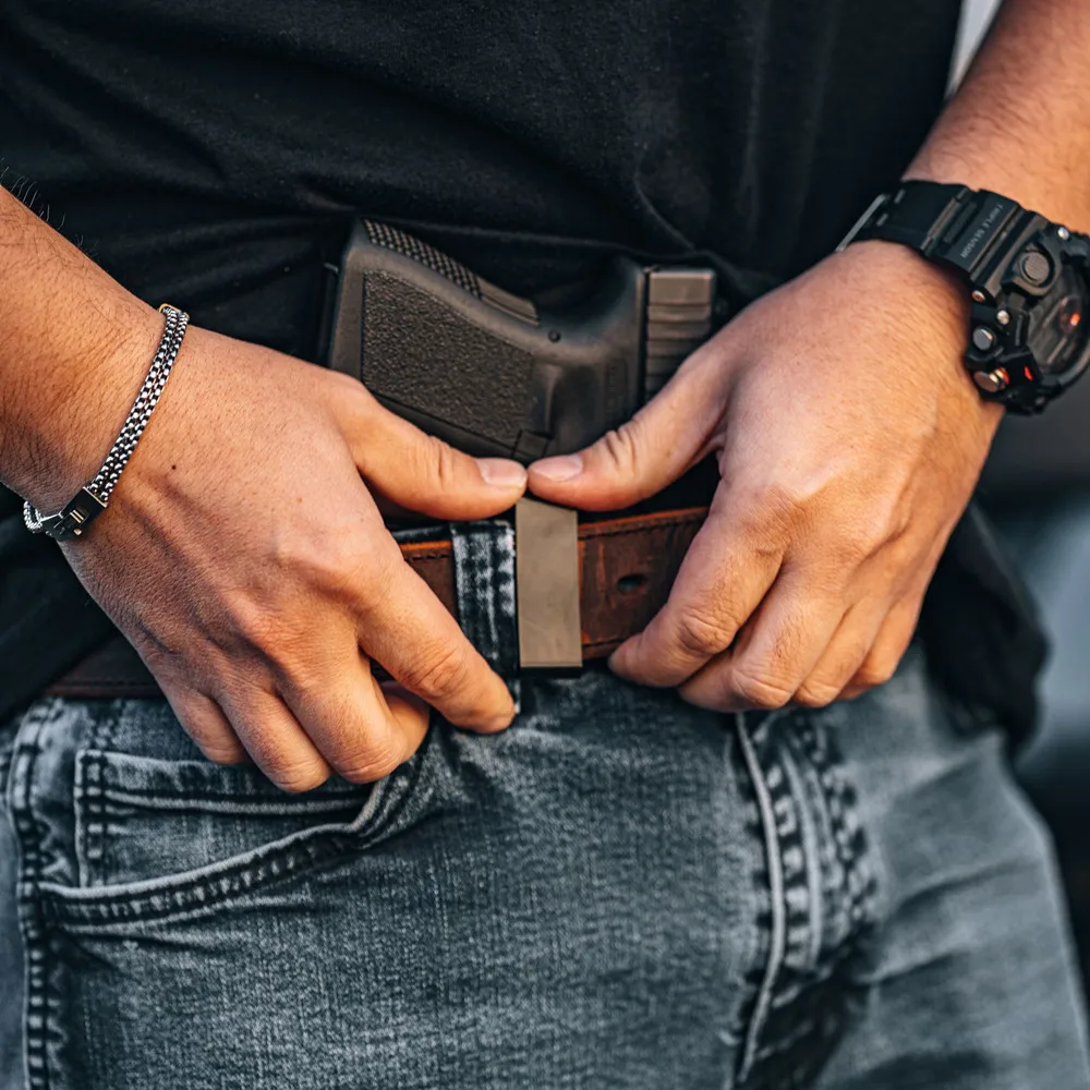 9MM Iwb Holster Glock 19 Glock 17 22 26 Concealed Carry Ambidextrous Pistol Holster Gun Holster