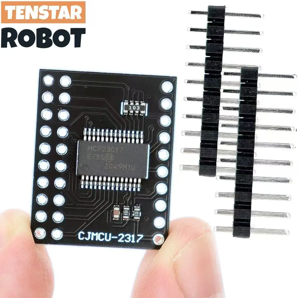 รูปสินค้า โมดูลขยาย I/O 16 บิต I2C/SPI สำหรับโปรเจกต์ควบคุม