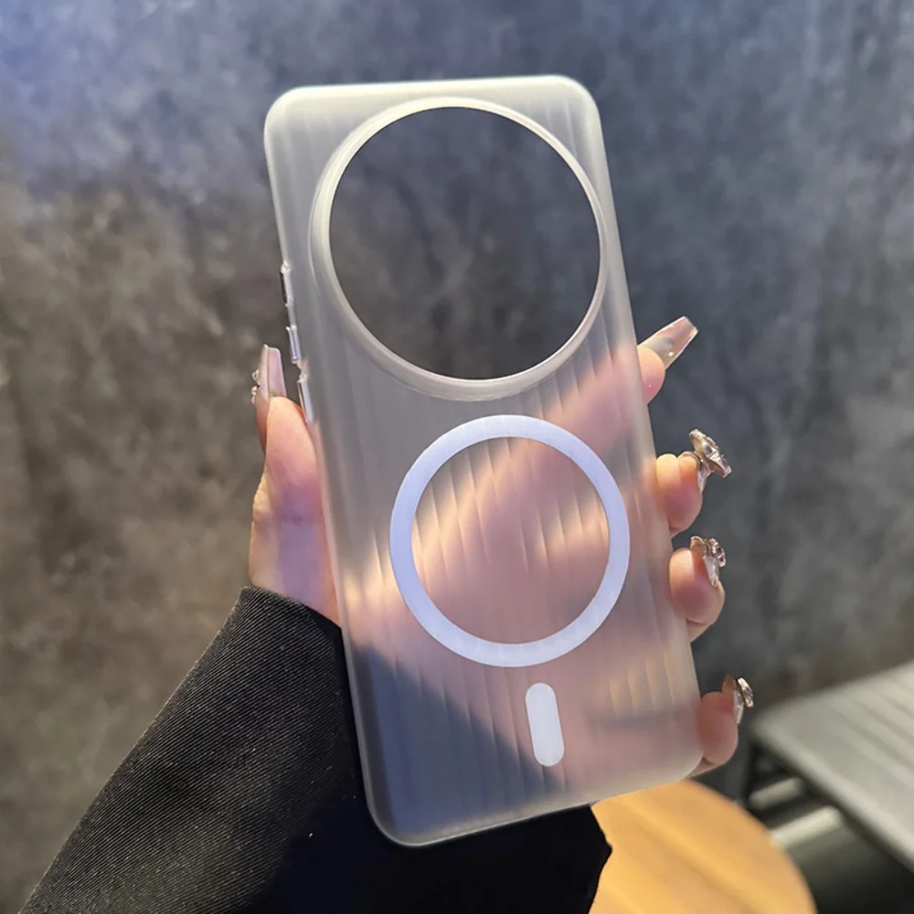 Ultra-Thin Matte Slim Magnetic Wireless Charging Shockproof Cover