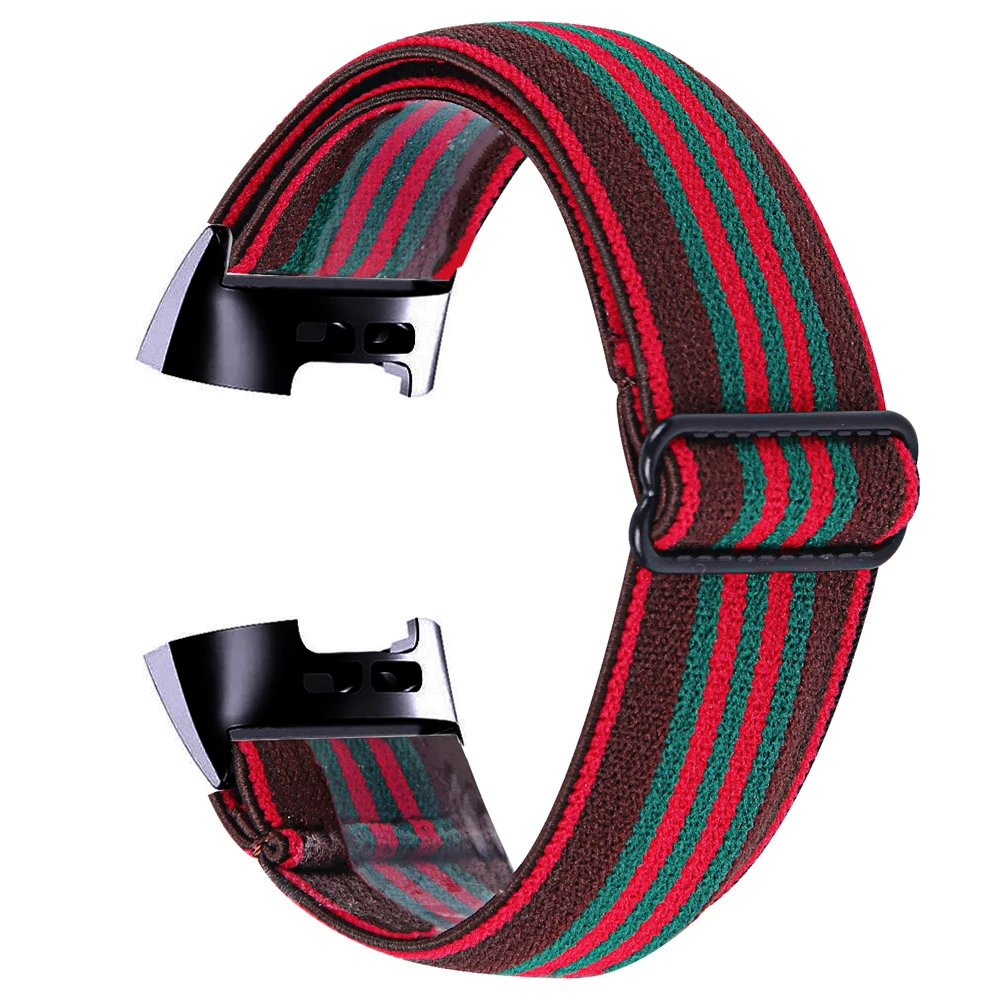 Essidi Elastic Band For Fitbit Charge 5 4 3 2 Sports Fabric Bracelet Strap Loop For Fitbit Charge 3 4 SE Watch Wrist Band Correa 