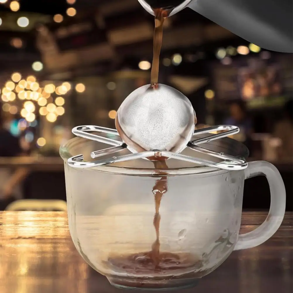 Ice Ball Unlock Coffee True Flavors Ice Ball Tools With Stainless Steel Sphere Reusable Non-diluting Coffee Cooling Tool