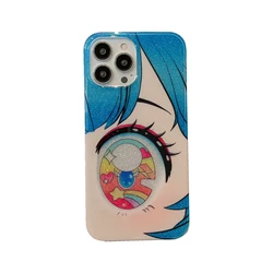 Cartoon Anime Iridescent Shining Eyes Double - Layer Phone Case - iPhone 11 (1)